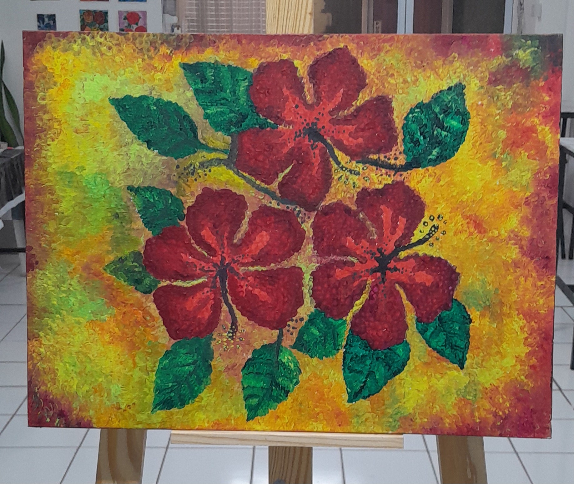Hibiscus Harmony | Original Painting