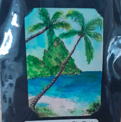 ACEO Original Painting on Watercolor Paper