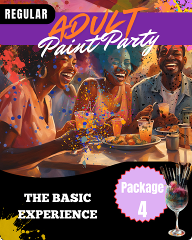 Adult Sip and Paint | REGULAR Package 4: The Basic Experience