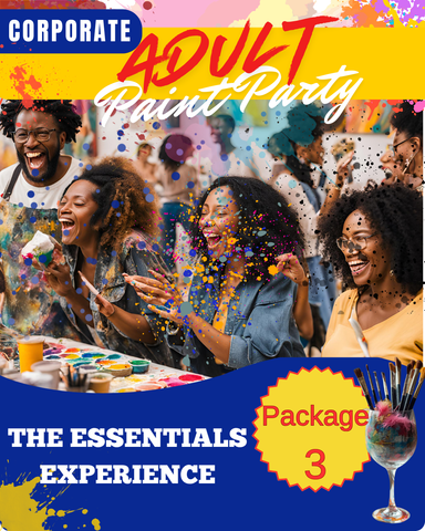 Adult Sip and Paint | CORPORATE Package 3: The Essentials Experience
