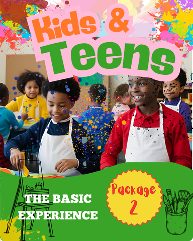 Kids Sip and Paint | Package 2: The Basic Experience