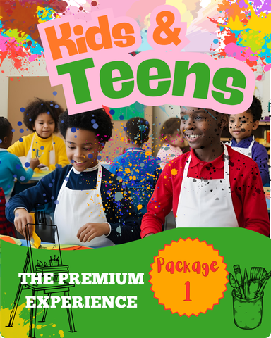 Kids Sip and Paint | Package 1: The Premium Experience