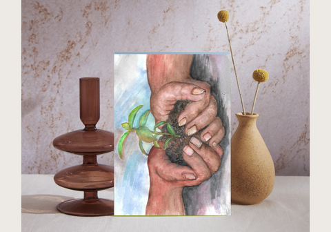 New Growth Greeting Card