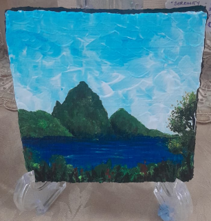 Pitons Saint Lucia | Original Painting