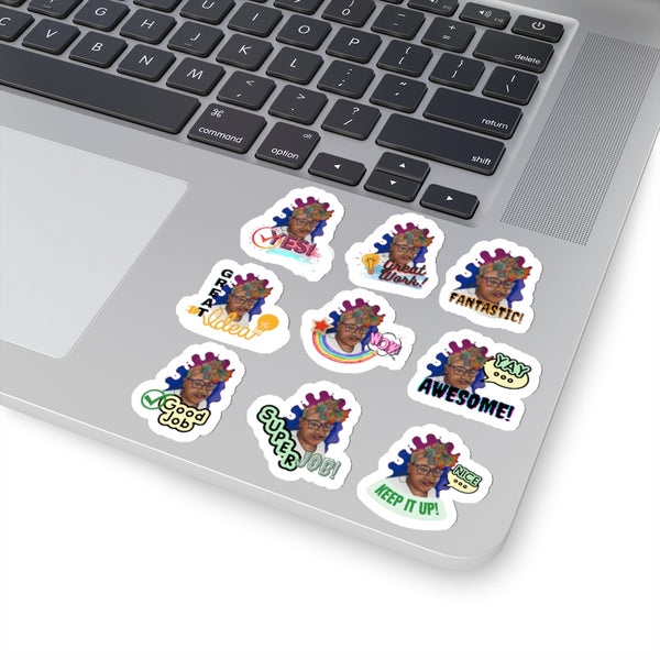 'Ms Daway' Kiss-Cut Stickers | Set of 9 student reward stickers