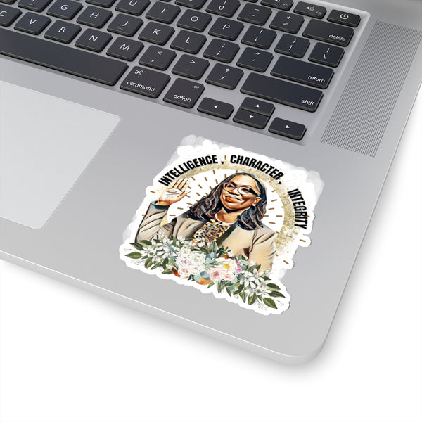 Ketanji Brown Jackson Kiss-Cut Stickers | melanin stickers | brown girl stickers | black girl stickers | BELIEVE Collection