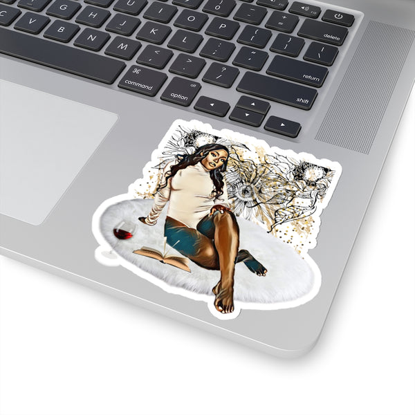 HEALING-4 Kiss-Cut Stickers | melanin stickers | brown girl stickers | black girl stickers | I RISE Collection