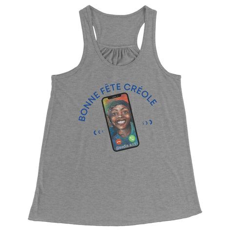Bonne Fête Créole | Happy Creole Day | Bella Flowy Raceback Tank