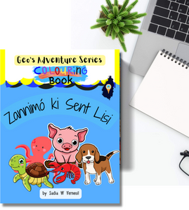 Geo's Adventure Series Colouring Book: Zannimo ki Sent Lisi | Creole Colouring book