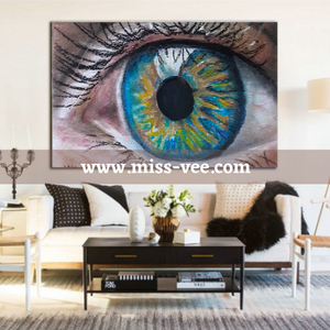 "LOOK"- eyes wall art - Digital printable